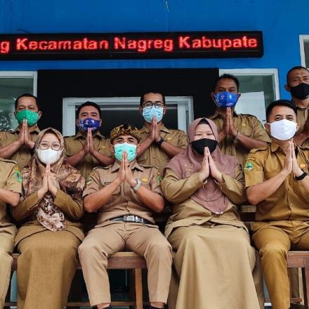Apel pagi dan masuk kerja pertama pasca libur Hari Raya Idul Fitri 1442 H